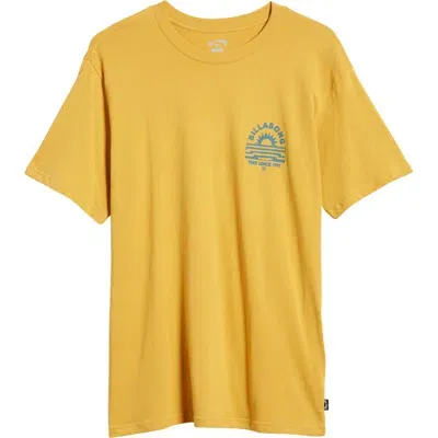 Billabong Fractal Logo Graphic T-shirt In Honey