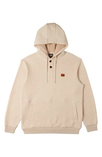 Billabong Hudson Hoodie In Oatmeal Heather