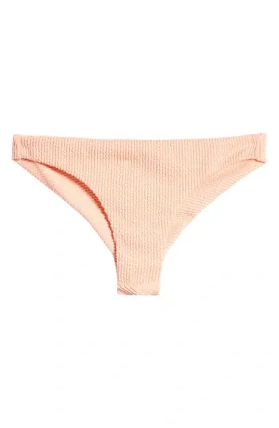 Billabong Summer High Tanga Bikini Bottoms In Peach Tart