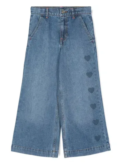 Billieblush Denim Trousers In Blue