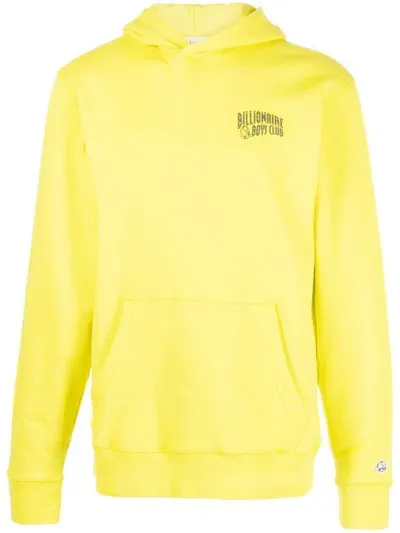 Billionaire Logo Hoodie In Yellow