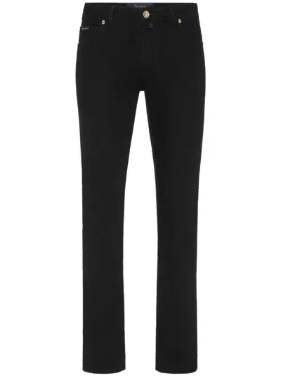 Billionaire Super Straight Cut Jeans In Black