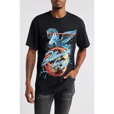 Billionaire Boys Club Equuleus Cotton Graphic T-shirt In Black