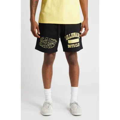 Billionaire Boys Club Heart Mind Stars Drawstring Shorts In Black