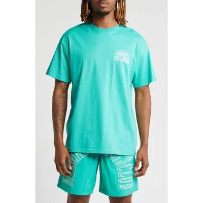 Billionaire Boys Club Helmet Graphic T-shirt In Sea Green