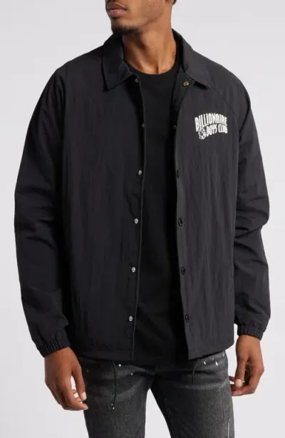 Billionaire Boys Club Black Printed Small Arch Logo Jacket