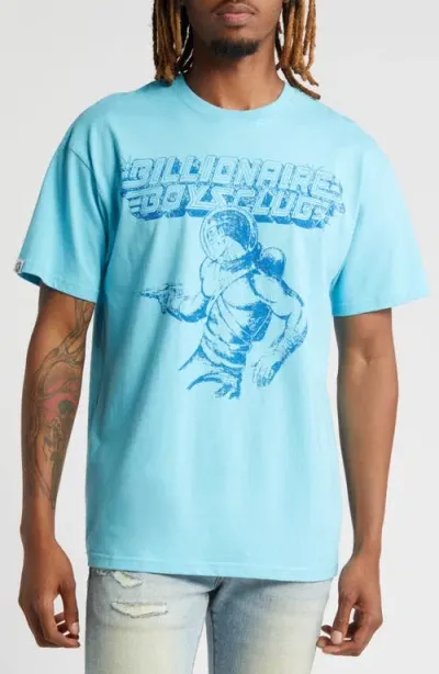 Billionaire Boys Club Space Cadet Graphic T-shirt In Blue Mist