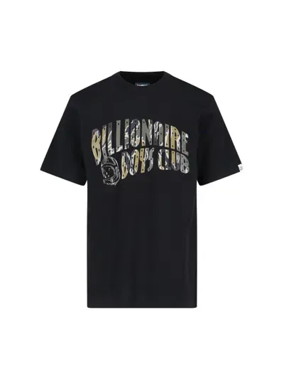 Billionaire Boys Club "camo Arch" Logo T-shirt In Black