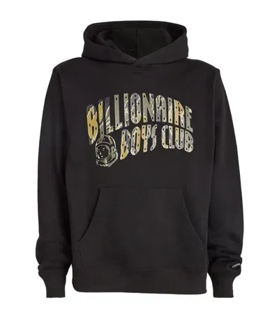 Billionaire Boys Club Camouflage Arch Logo Hoodie In Black