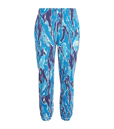 Billionaire Boys Club Cotton Camouflage Sweatpants In Blue