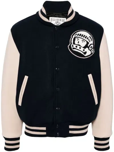 Billionaire Boys Club Logo-patched Bomber Jacket In Blue