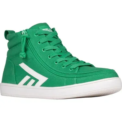 Billy Footwear Classic High Top Sneaker In Green/white