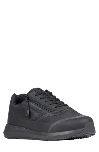 Billy Footwear Goat Sneaker In Black To The Floor