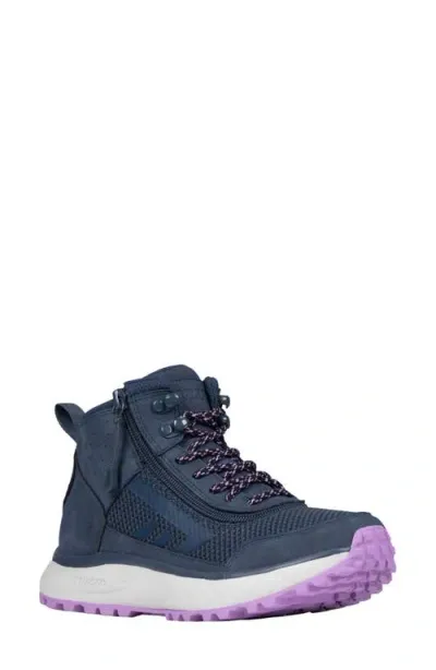 Billy Footwear Inclusion Trail Boot In Navy - Purple