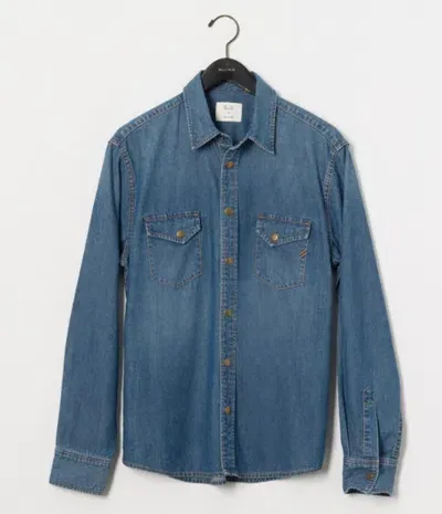 Billy Reid Shoals Denim Shirt - Light Indigo