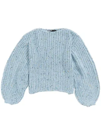 Bimba Y Lola Crew-neck Sweater In Blau