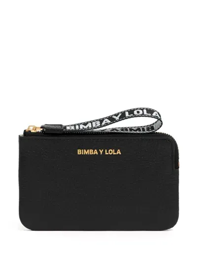 Bimba Y Lola Logo Lettering Coin Purse In 黑色