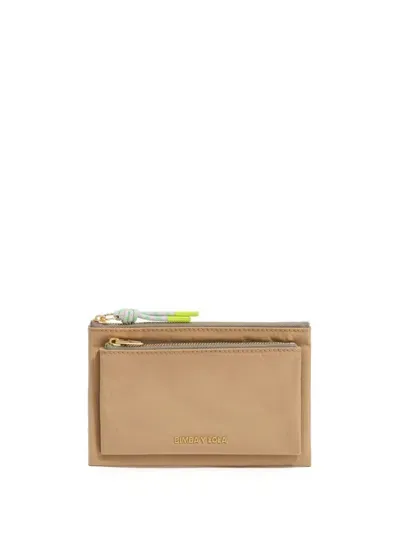 Bimba Y Lola Logo-lettering Purse In Neutrals