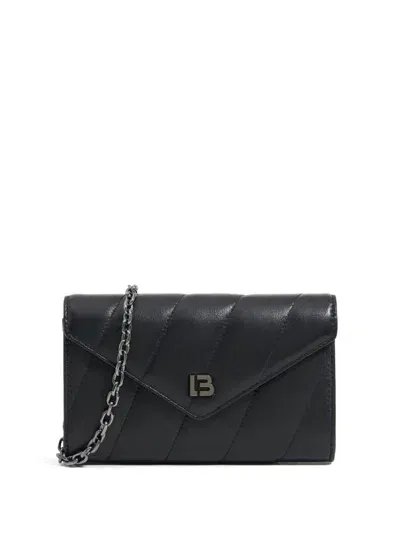 Bimba Y Lola Logo-plaque Crossbody Bag In Black