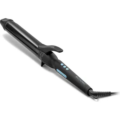 Bio Ionic Long Barrel Curling Iron 1.5" Nanolonic Mx In Black