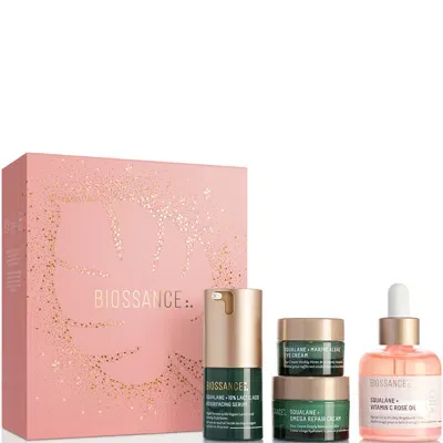 Biossance Most Loved And Luminous Set In White