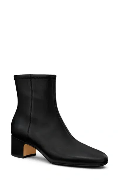 Birdies Starling 50 Bootie In Black Stretch Leather