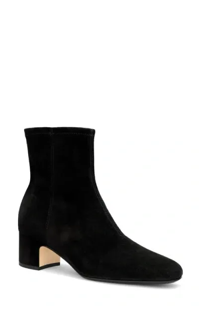 Birdies Starling 50 Bootie In Black Stretch Suede