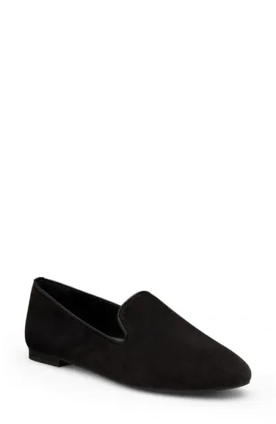 Birdies Starling Suede Flat In Black Suede