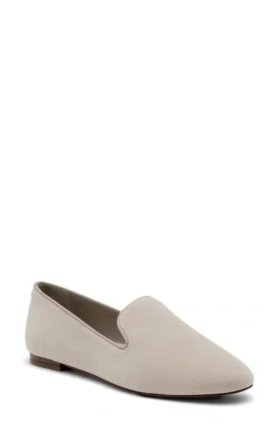 Birdies Starling Suede Flat In Stone Suede