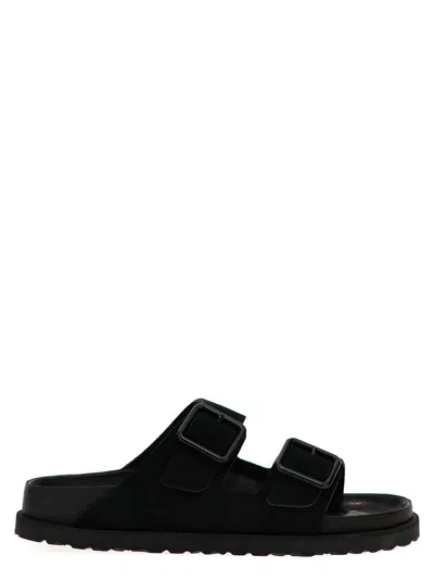 Birkenstock 1774 Arizona Leather Sandals In Black