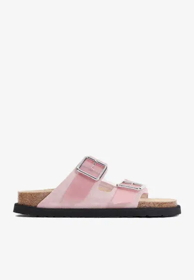 Birkenstock 1774 Arizona Double-buckle Sandals In Pink