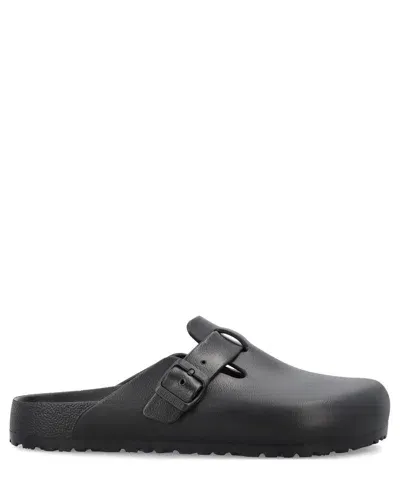 Birkenstock 1774 Boston Mules In Black