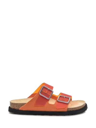 Birkenstock Arizon Milky Sandal In Vibrant Orange