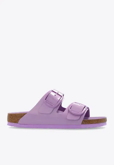 Birkenstock Arizona Leather Sandals In Purple