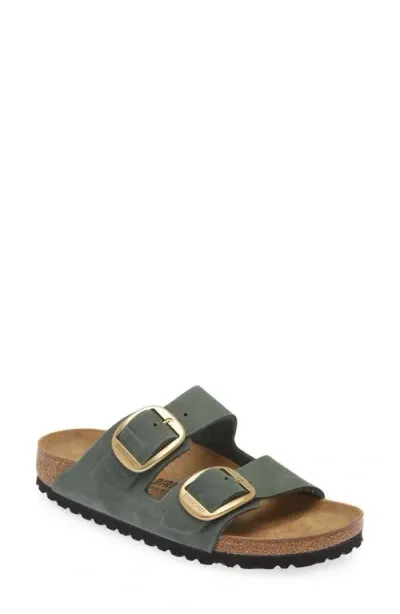 Birkenstock Arizona Big Buckle Slide Sandal In Thyme