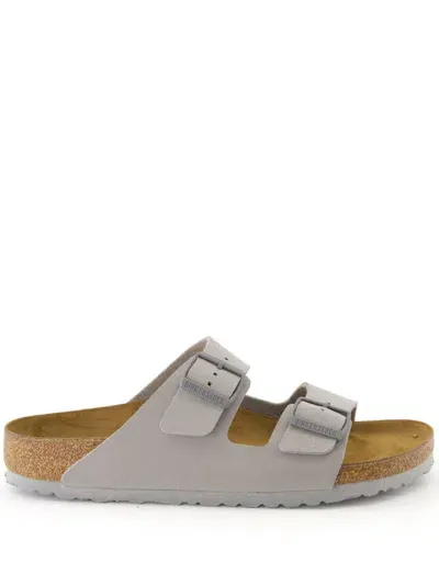 Birkenstock Arizona Double-strap Slides In Grey