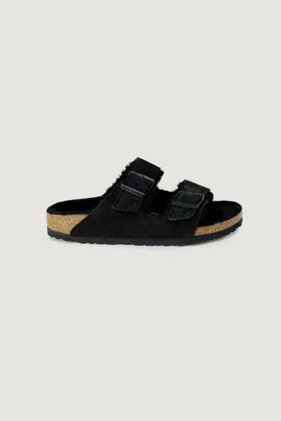 Birkenstock Arizona Shearling Black/black Shoes