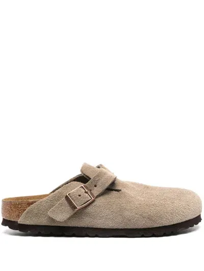 Birkenstock Boston Slippers In Neutral