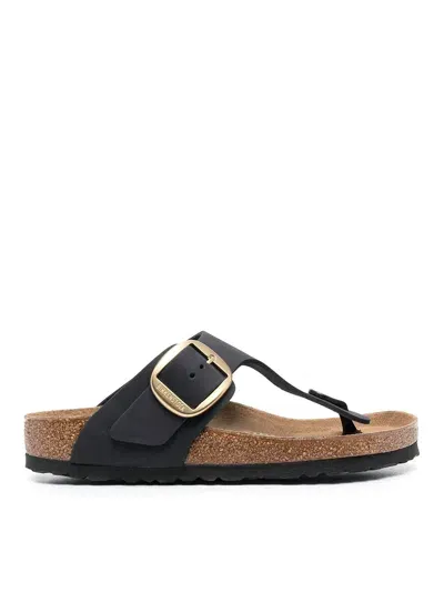 Birkenstock Gizeh Buckled 35mm Sandals In Black