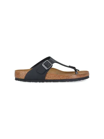 Birkenstock "gizeh" Thong Sandals In Black  