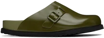 Birkenstock Khaki 33 Dougal Sandals In Moss