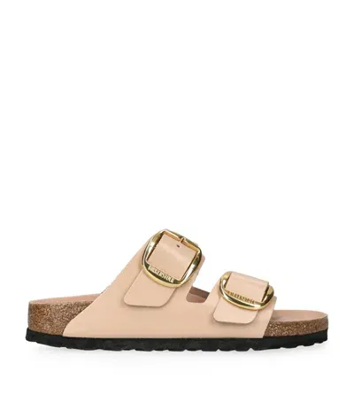 Birkenstock Leather Arizona Big Buckle Sandals In Pink