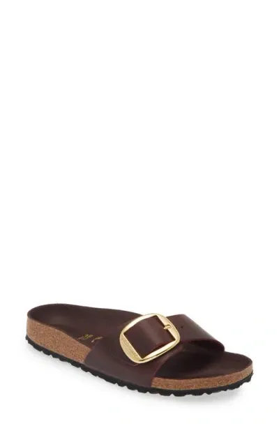 Birkenstock Madrid Big Buckle Slide Sandal In Purple