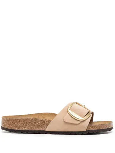 Birkenstock Madrid Buckled Leather Sandals In Brown