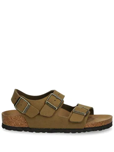 Birkenstock Milano Sandals In Green