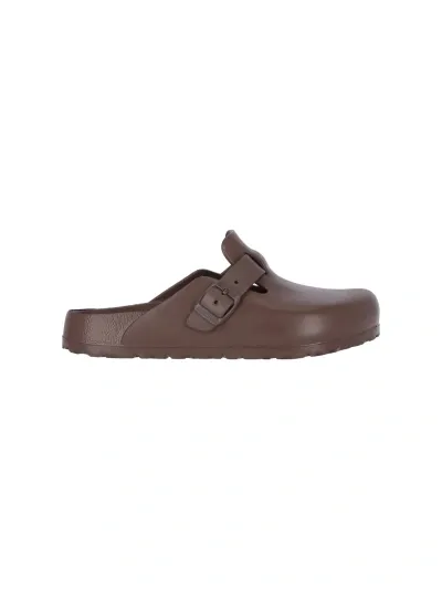 Birkenstock Mules Boston In Roast 