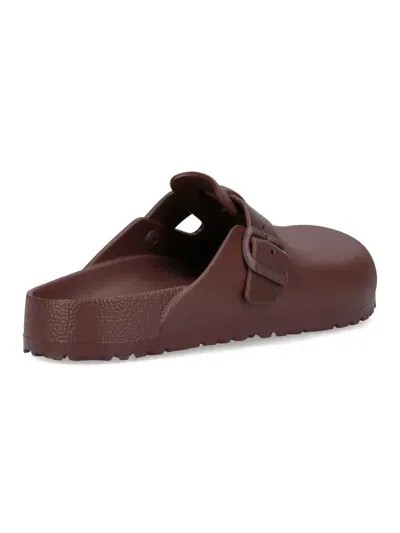 Birkenstock Mules "boston" In Brown