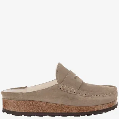 Birkenstock Mules Naples In Beige