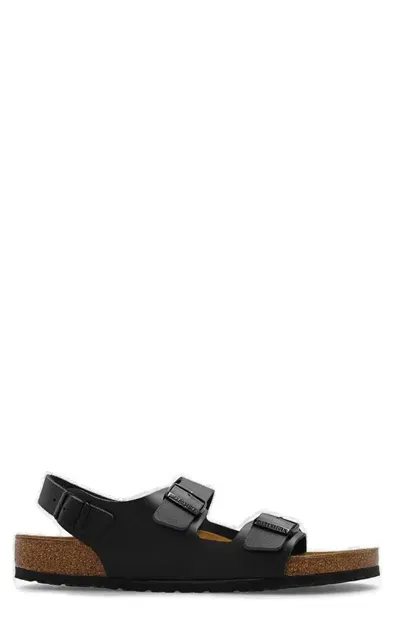 Birkenstock Side Buckle-fastening Slingback Sandals In Black