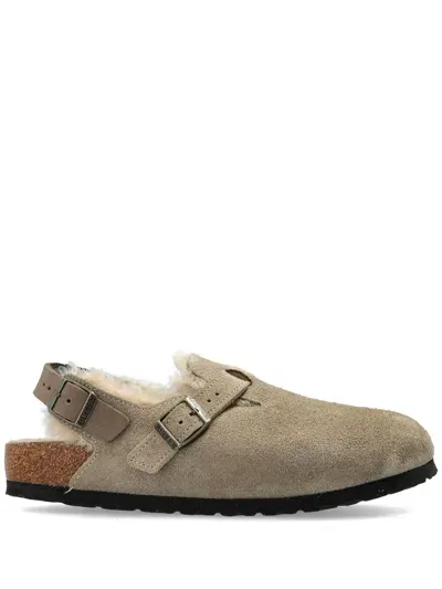 Birkenstock Tokyo Slippers In Green